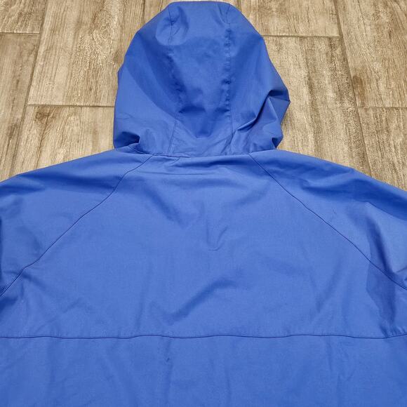 EMS Thunderhead Peak Rain Jacket Mens Size XXL Blue Waterproof Hooded Shell - Picture 8 of 11